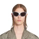 Skin Xxl Cat Sunglasses in Silver - Image 2